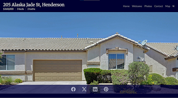 Property Website example